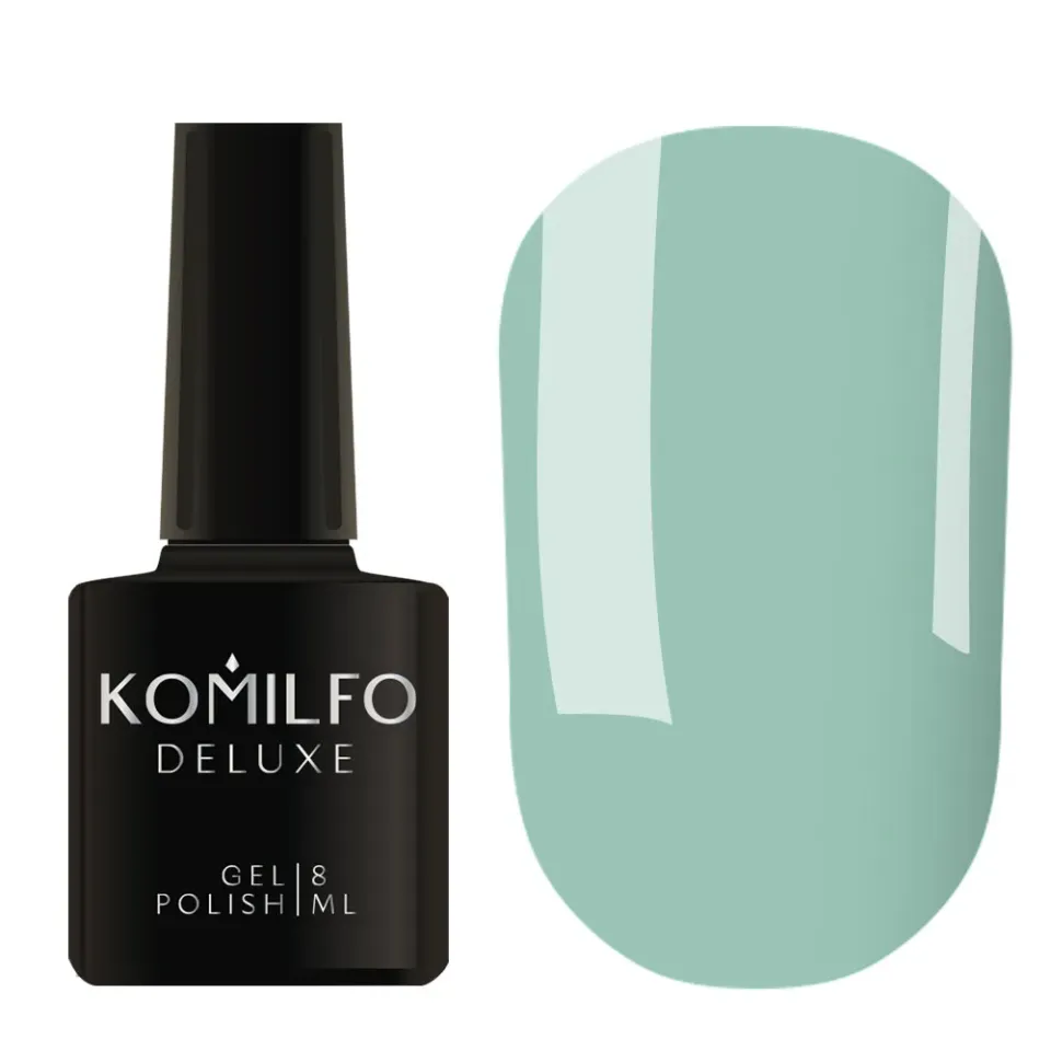 Komilfo Deluxe D144 smalto semipermanente turchese 8 ml coprente