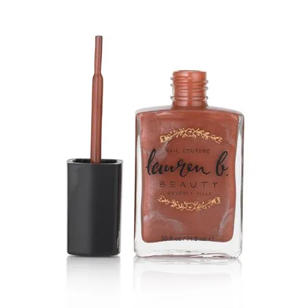 Lauren B Beauty Walk of Fame smalto rosso mattone shimmer