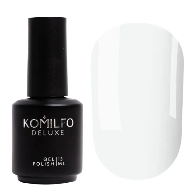 Komilfo Deluxe Series D002 smalto gel bianco porcellana 15 ml