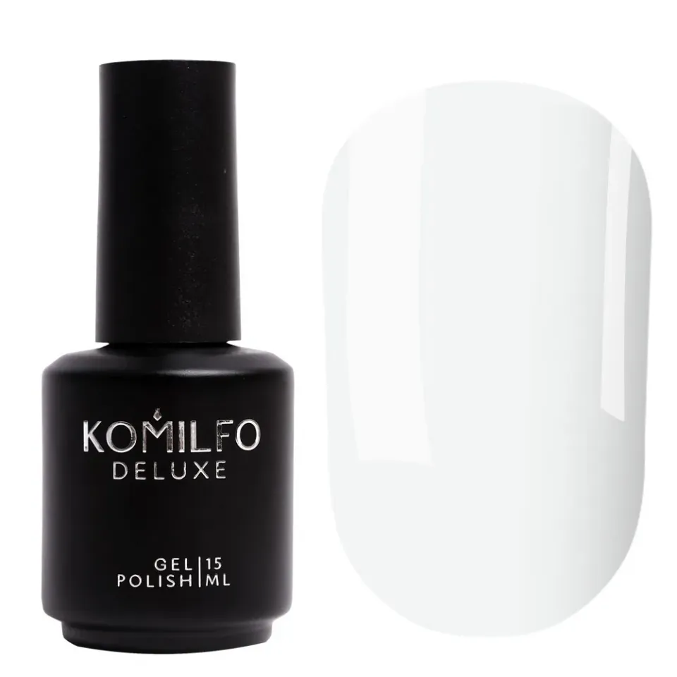 Komilfo Deluxe Series D002 smalto gel bianco porcellana 15 ml
