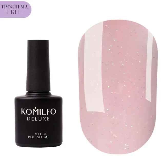 Komilfo Moon Crush Base 106 base glitter 8 ml HEMA free