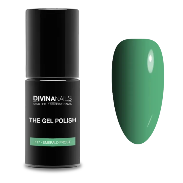 Diva Nails The Gel Polish 117 Emerald Frost semipermanente 8ml verde