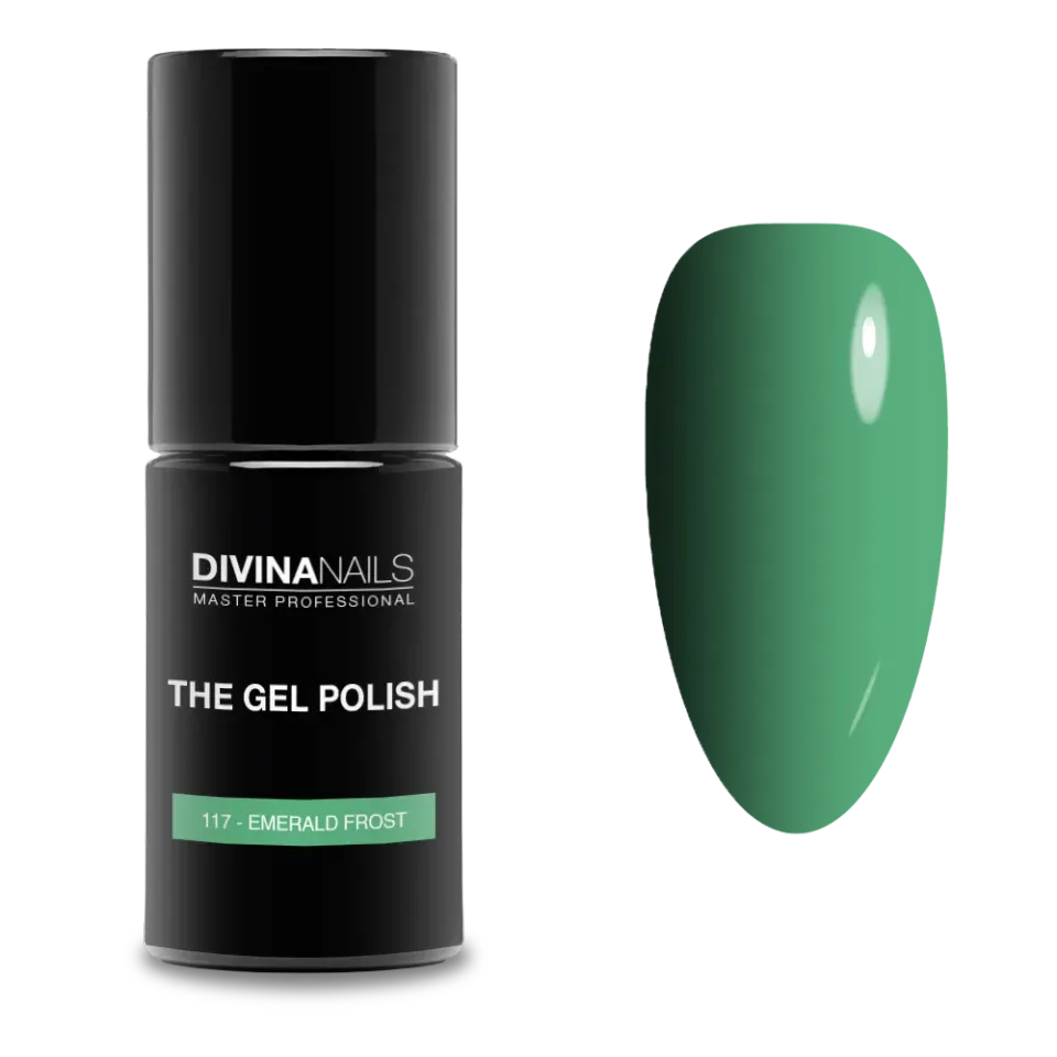 Diva Nails The Gel Polish 117 Emerald Frost semipermanente 8ml verde