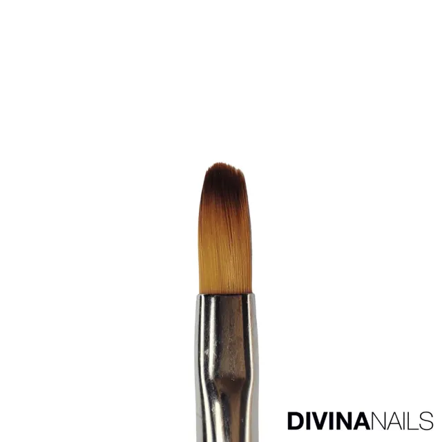 Diva Nails N.4 N98619N4 pennello gel mandorla setole sintetiche