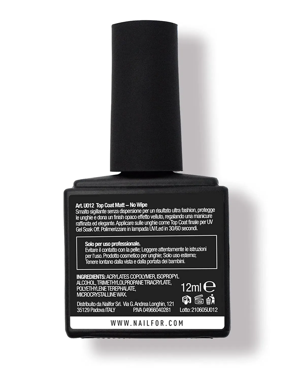 Nailfor Vera Matt Finish top coat opaco 12ml