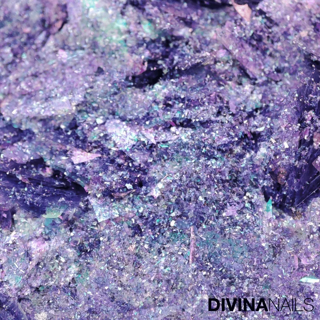 Diva Nails Diamond Holo Precious Stones glitter unghie set 12x2g