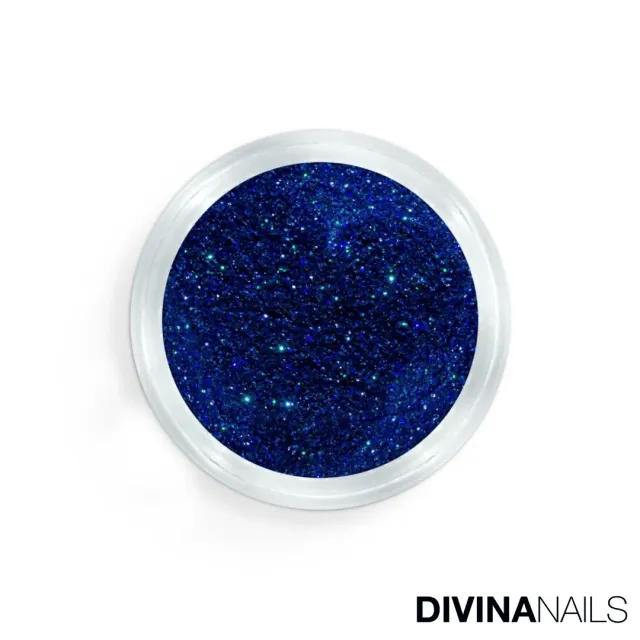 Diva Nails Crystal Holo Cobalt glitter unghie 2g blu