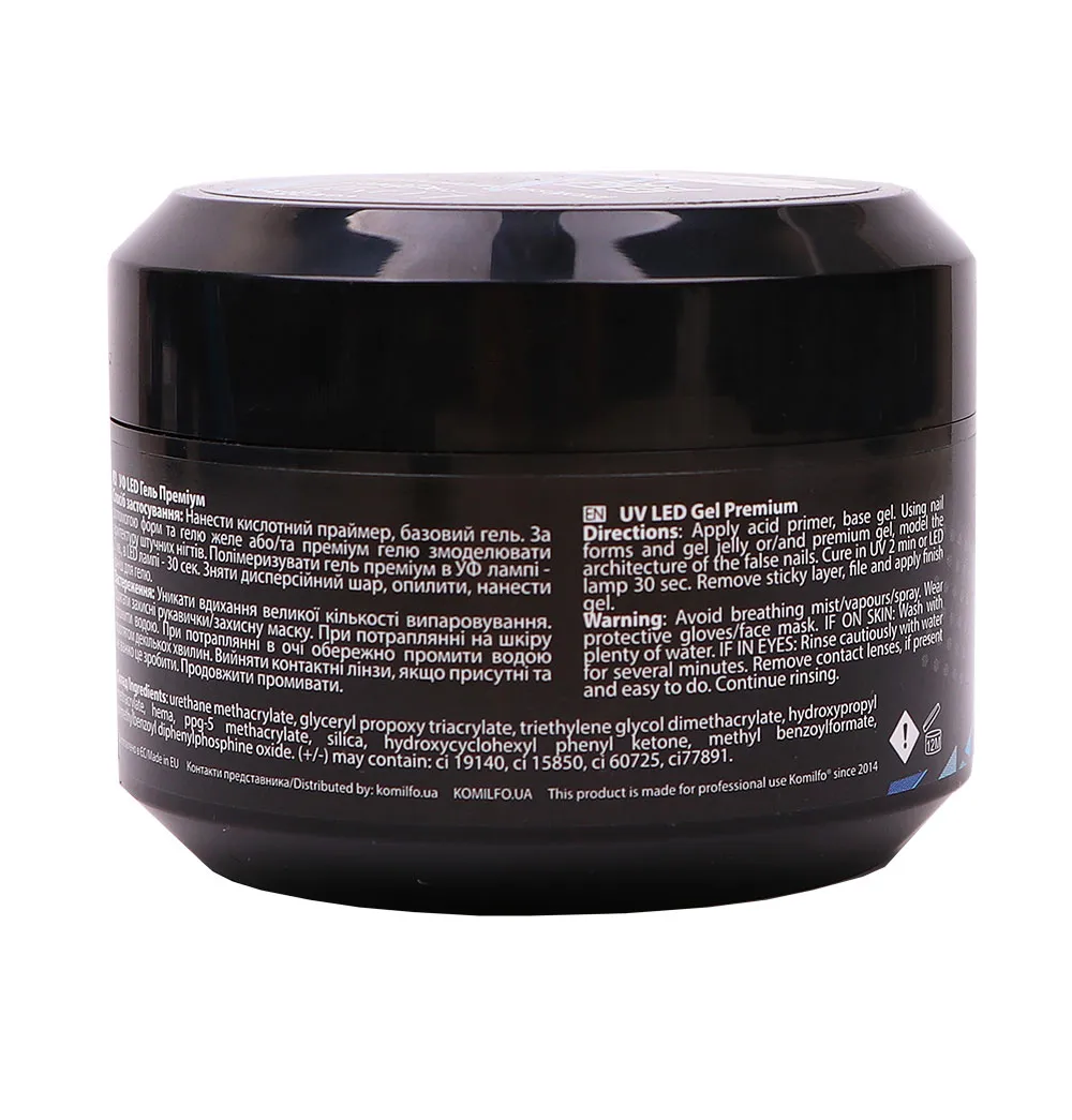 Komilfo Gel Premium Bright White Gel Ricostruzione 50 g