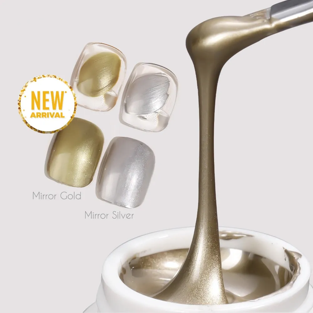 Venalisa Mirror Gel argento oro 2x5g effetto metallo