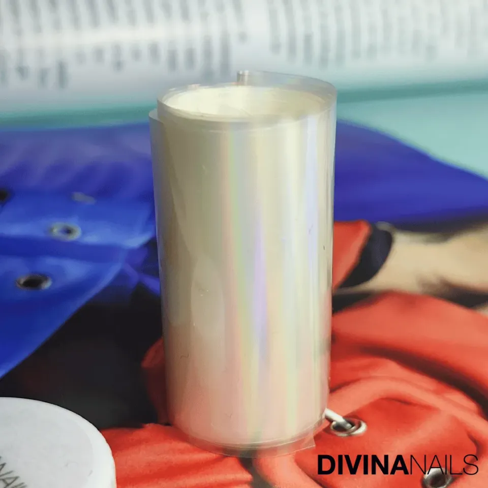 Diva Nails Foil Roll Transparent Rainbow foil unghie