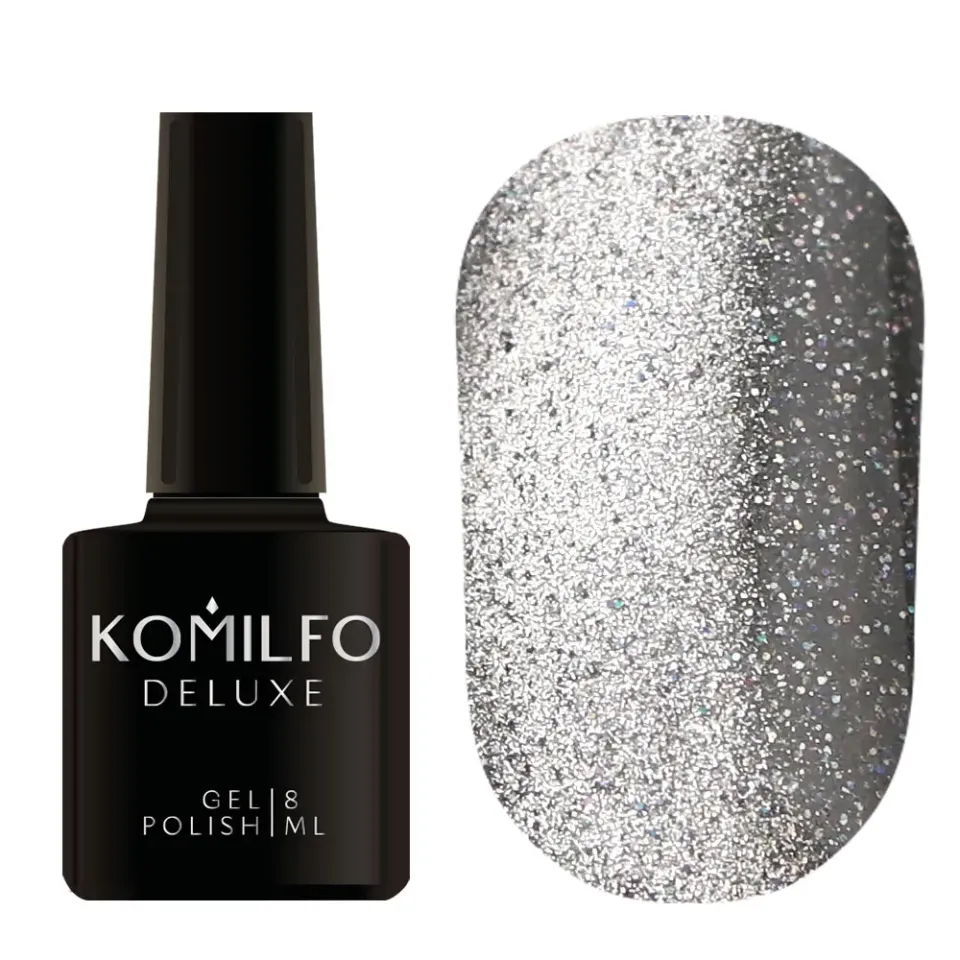Komilfo Fairytale Cat Eye 001 smalto magnetico 8 ml argento