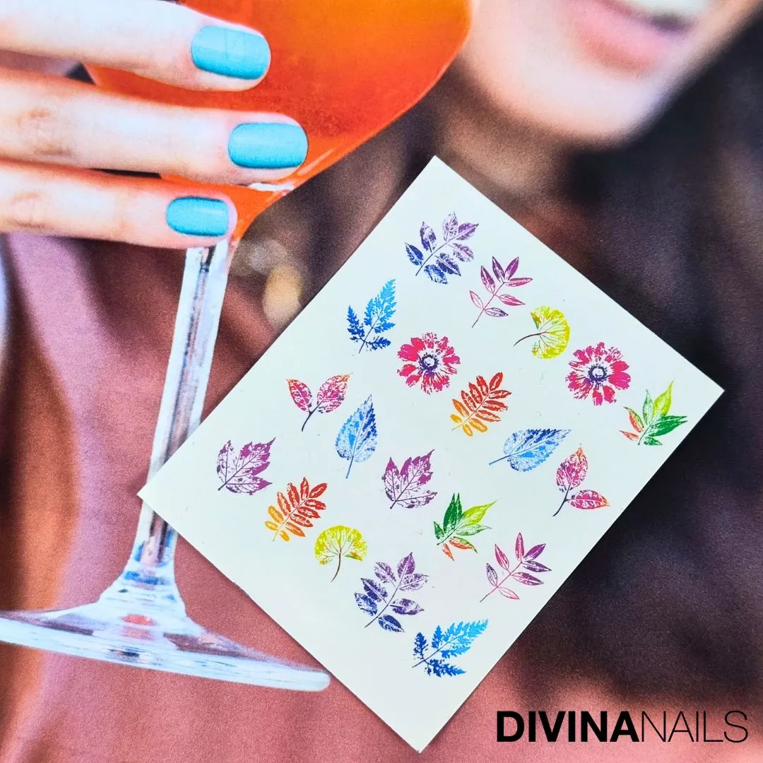 Diva Nails Water Decal Flower Spring 03 stickers unghie fiori primaverili