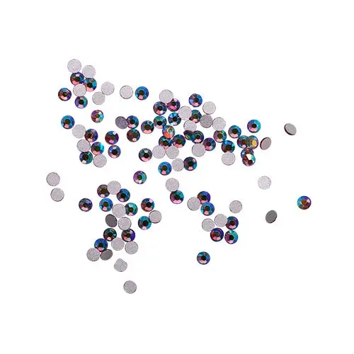 Komilfo Rhinestones strass 100 pz topazio fumé misura 5