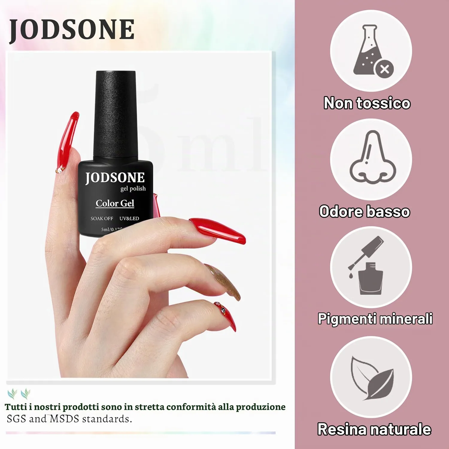 Jodsone B01-B32 Set Smalti Gel 32 Colori con Base Top