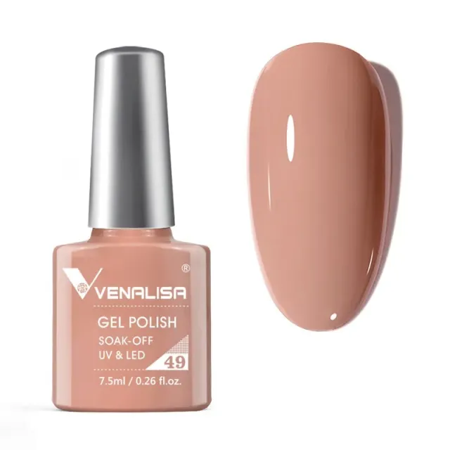 Venalisa Bare Bliss 49 Smalto Gel Nude 7,5ml Rosato