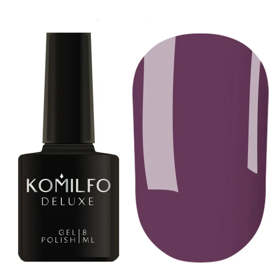 Komilfo Deluxe D106 smalto semipermanente melanzana 8 ml