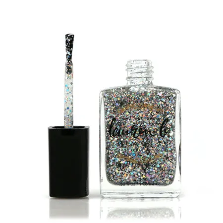Lauren B Beauty 33 Carats smalto unghie glitter argento