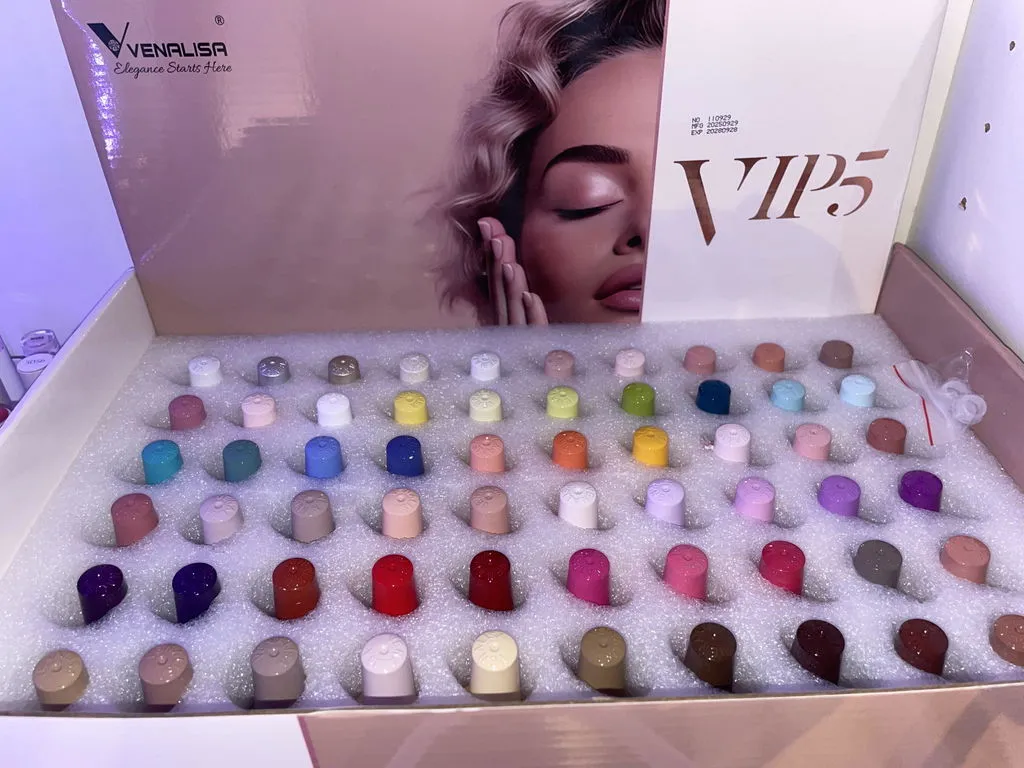 Venalisa Set 5 smalti semipermanenti 10ml vegan coprente