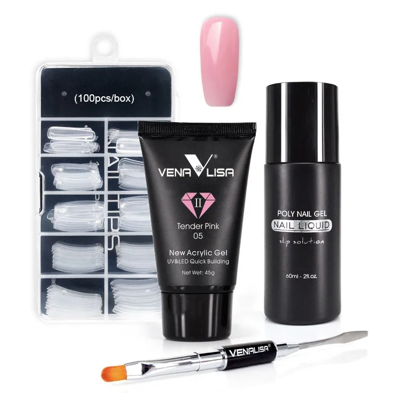 Venalisa New Acrylic Gel kit ricostruzione 4in1 polygel