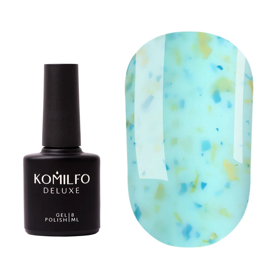 Komilfo Potal Base P010 base semipermanente 8 ml blu oro