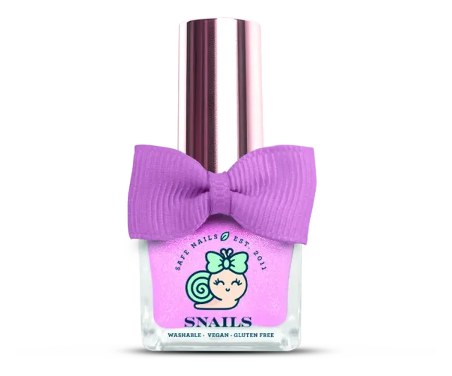 Snails Glitter Bomb smalto bimba lilla lavabile