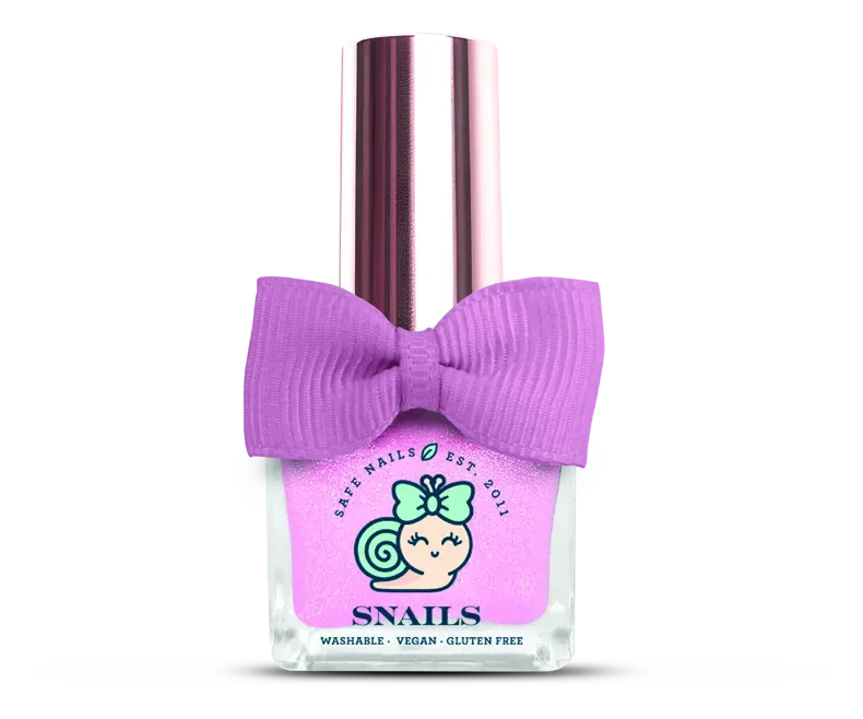 Snails Glitter Bomb smalto bimba lilla lavabile