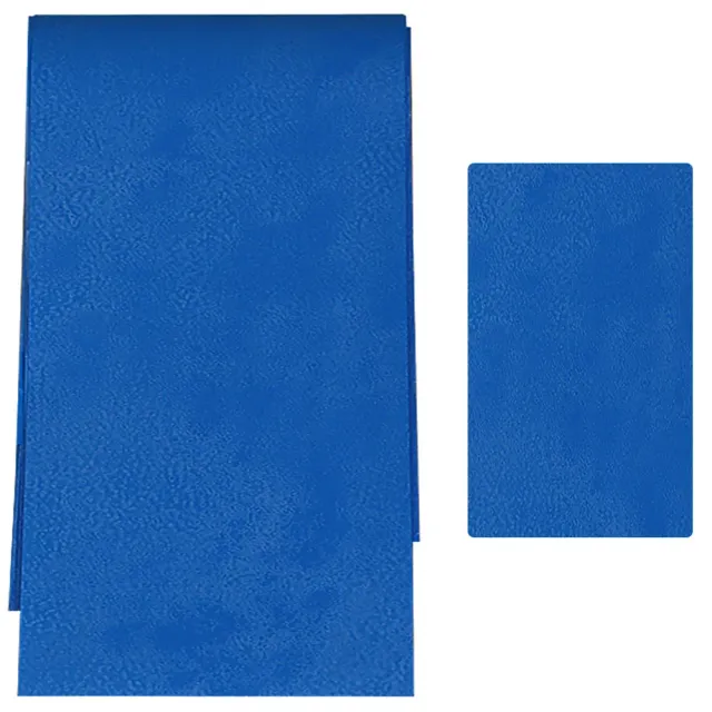 Komilfo Foil Craquelure foglio unghie blu opaco