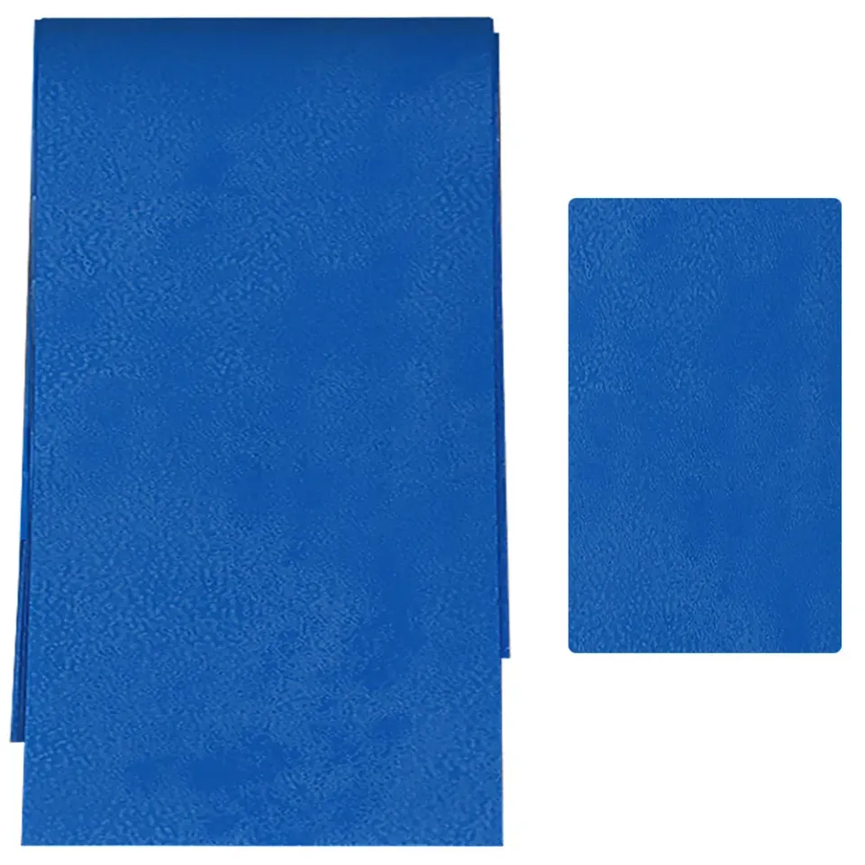 Komilfo Foil Craquelure foglio unghie blu opaco