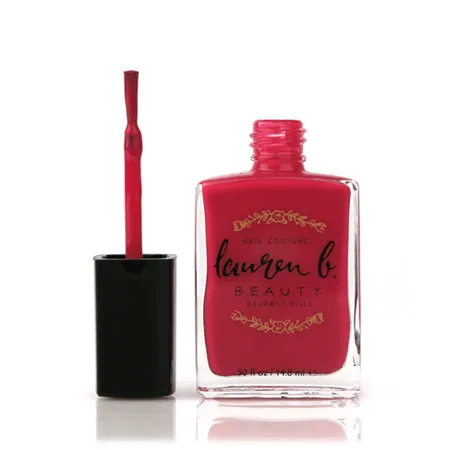 Lauren B Beauty Polo Lounge Punch smalto bordeaux vegano