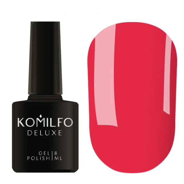 Komilfo Deluxe Series D181 smalto semipermanente rosso corallo 8 ml coprente