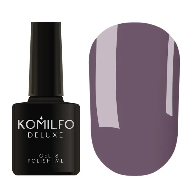 Komilfo Deluxe D110 smalto semipermanente 8 ml grigio-viola smalto