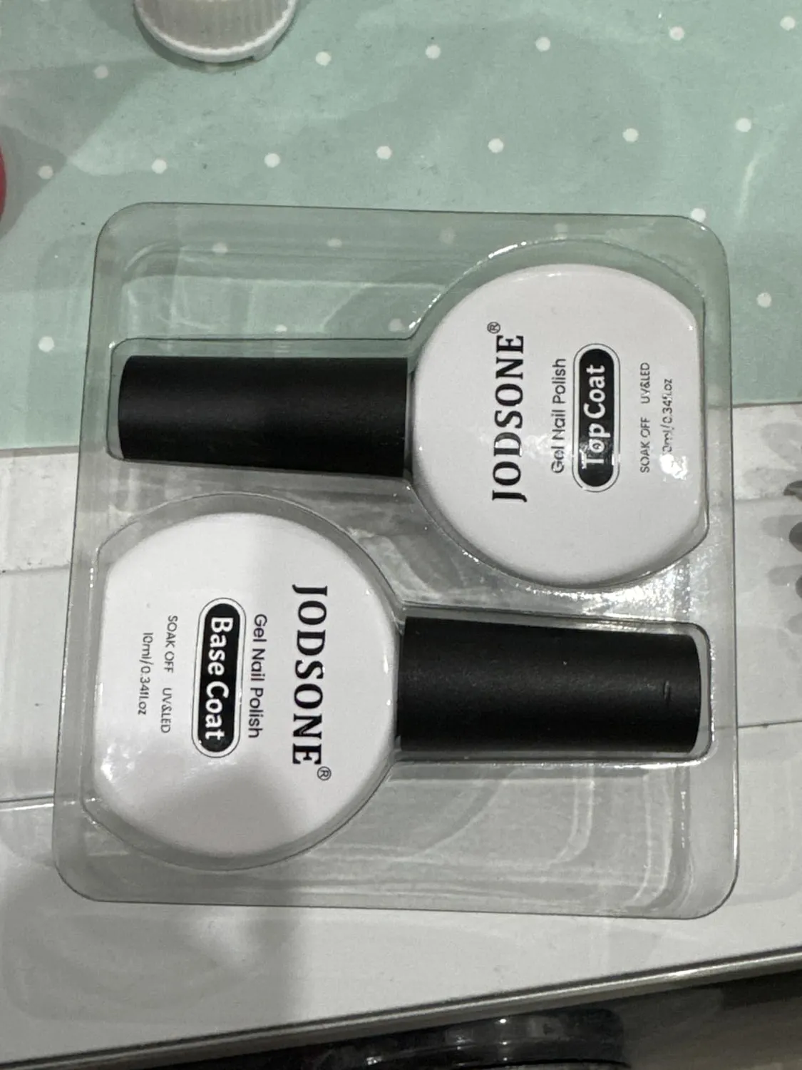 Jodsone Set Base e Top Coat Smalto Gel 2x10ml lucido