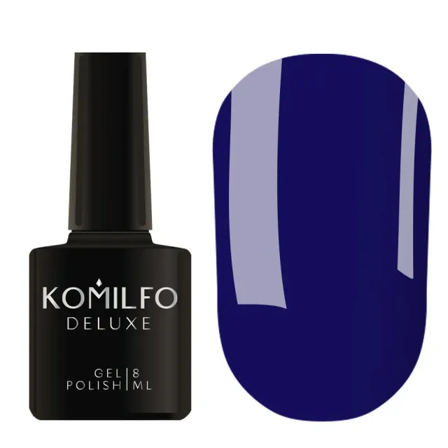 Komilfo Deluxe D125 smalto semipermanente 8 ml blu smalto