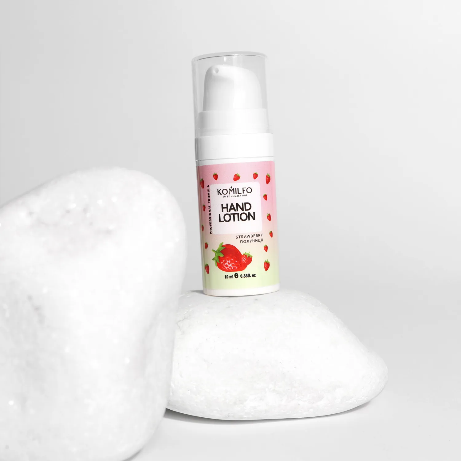 Komilfo lozione mani 10 ml fragola idratante