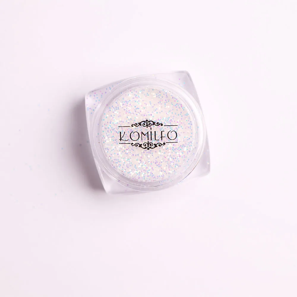 Komilfo Photochromic 001 glitter unghie bianco viola 2,5 g
