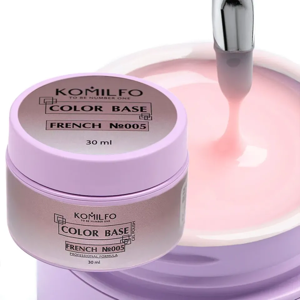 Komilfo Color Base French 005 base nude HEMA free 30 ml