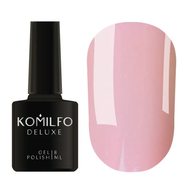 Komilfo Deluxe Series D202 smalto semipermanente rosa shimmer 8 ml