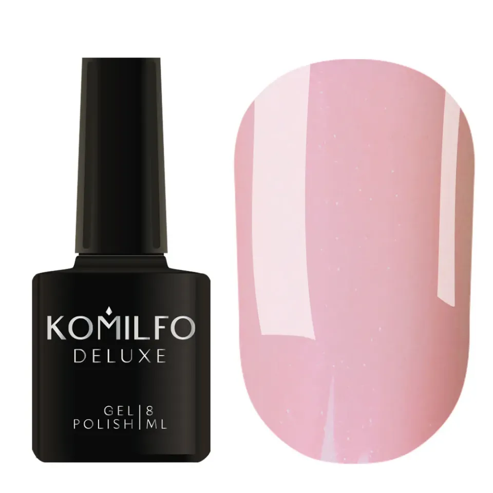 Komilfo Deluxe Series D202 smalto semipermanente rosa shimmer 8 ml