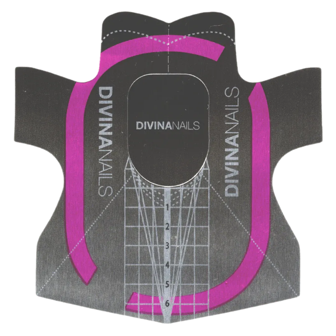 Diva Nails Perfect Salon Shape 300pz nail form alluminio
