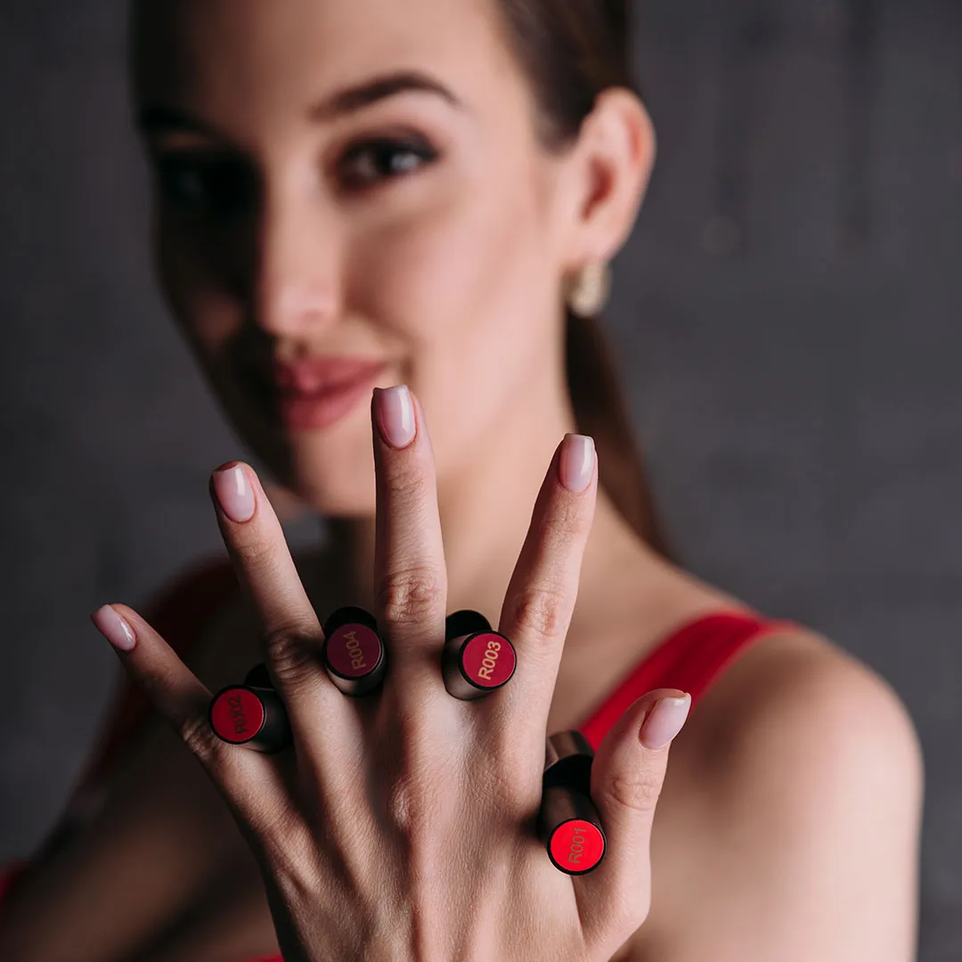 Komilfo Rior 002 smalto gel rosso scuro 8 ml