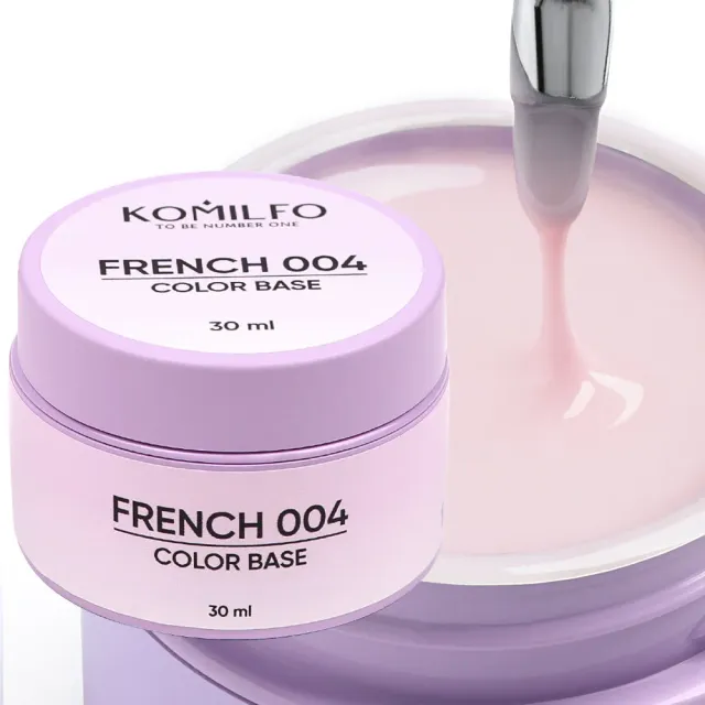 Komilfo Color Base French 004 base french 30 ml HEMA/TPO free