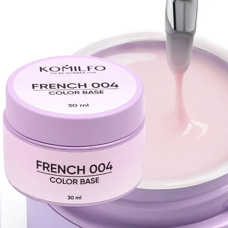 Komilfo Color Base French 004 base french 30 ml HEMA/TPO free