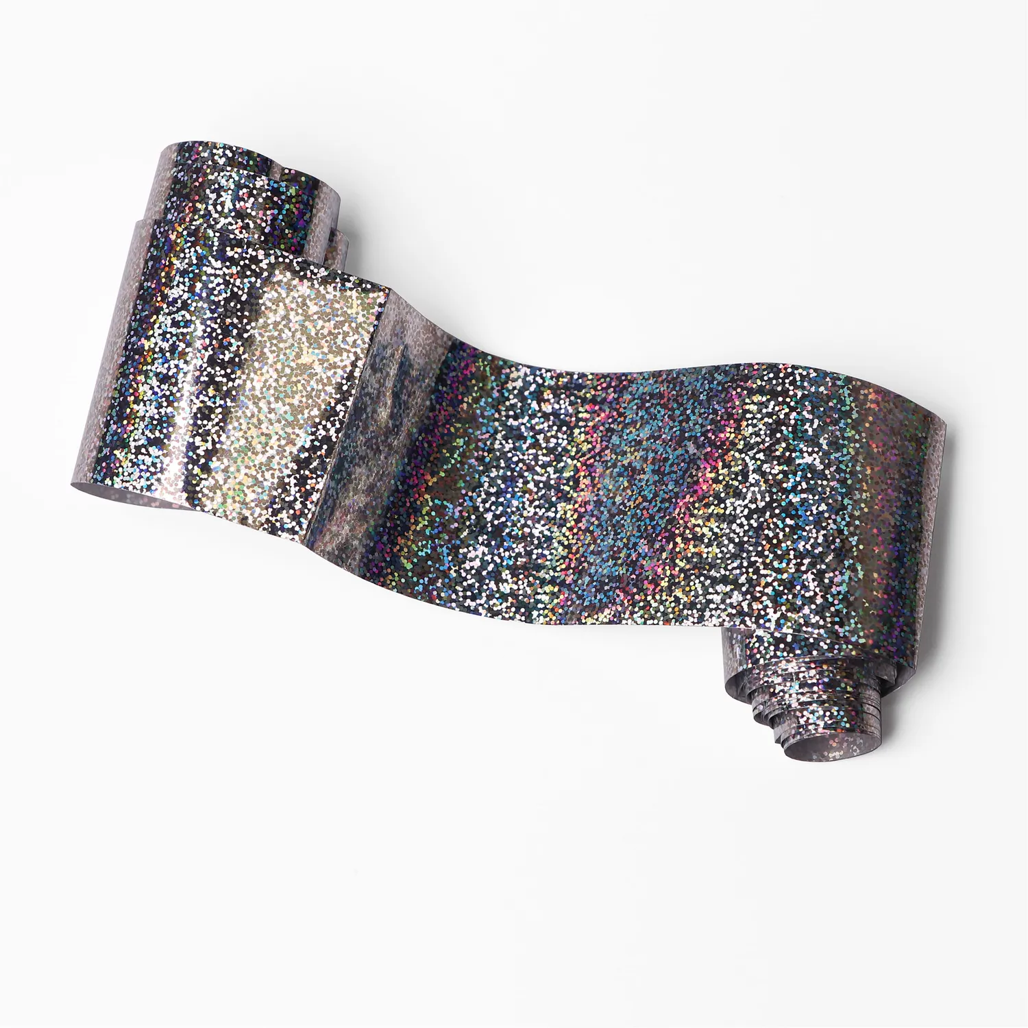 Komilfo Foil Design foil unghie argento pois olografica