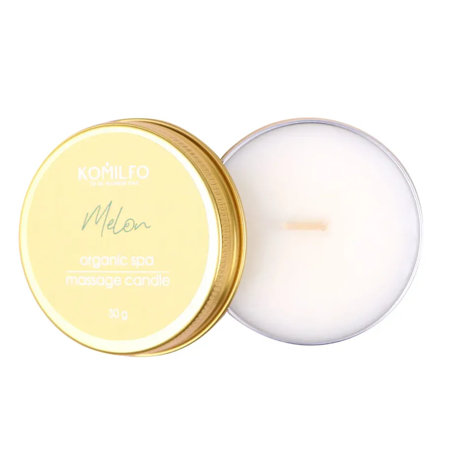 Komilfo candela massaggio mani melone 30 g