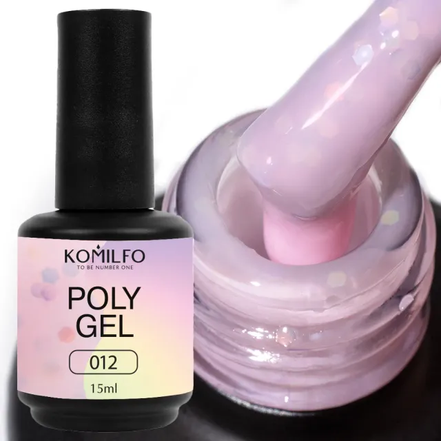 Komilfo PolyGel 012 polygel unghie 15 ml rinforzo