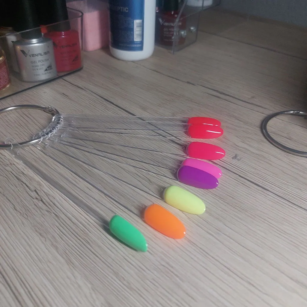 Venalisa Neon set smalti gel 6 colori 7,5ml fluo