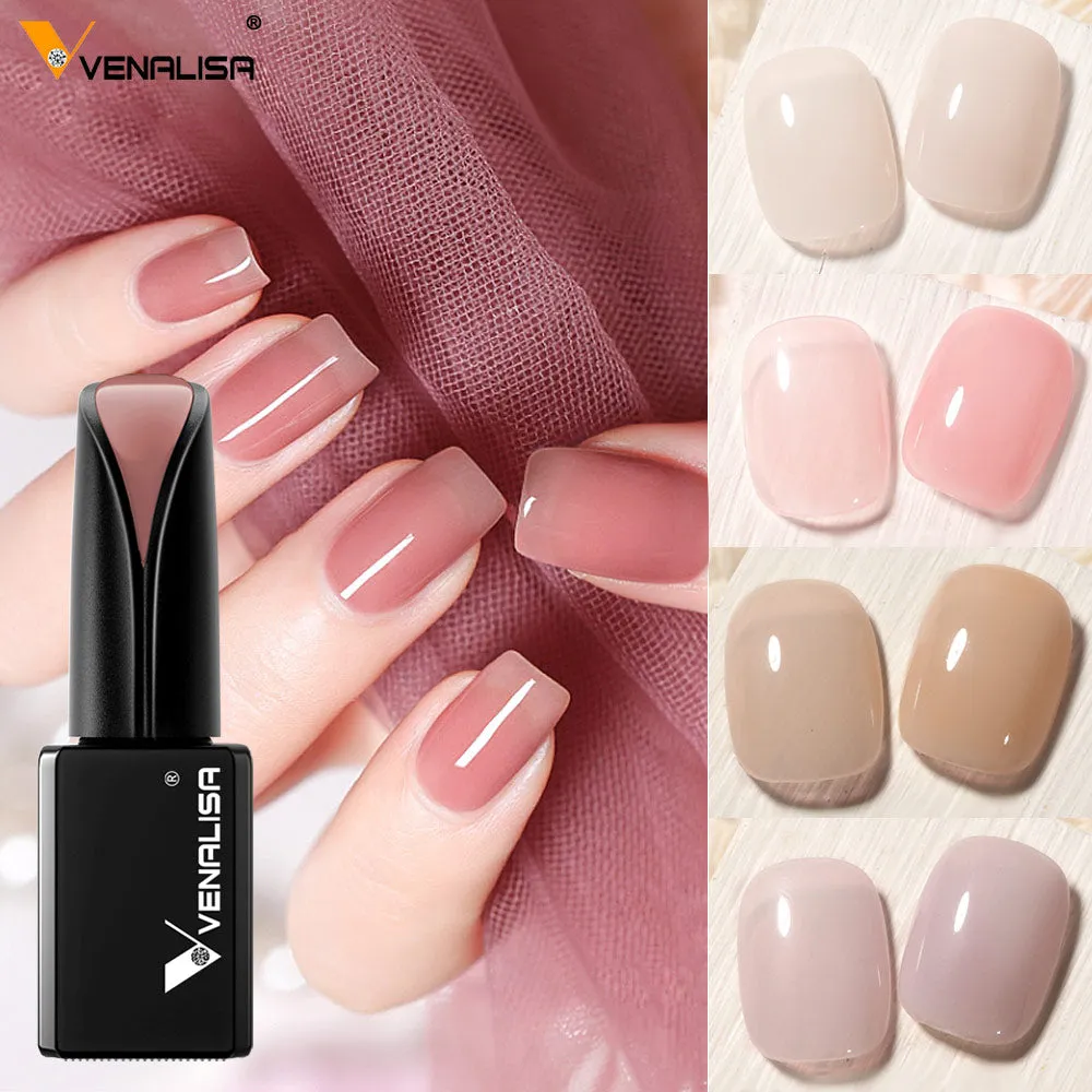 Venalisa Jelly smalto semipermanente 14 colori 15ml effetto vetro
