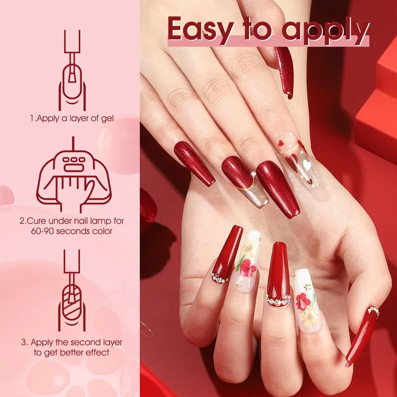Venalisa Xmas Red 2205 smalto gel 6 pezzi rosso