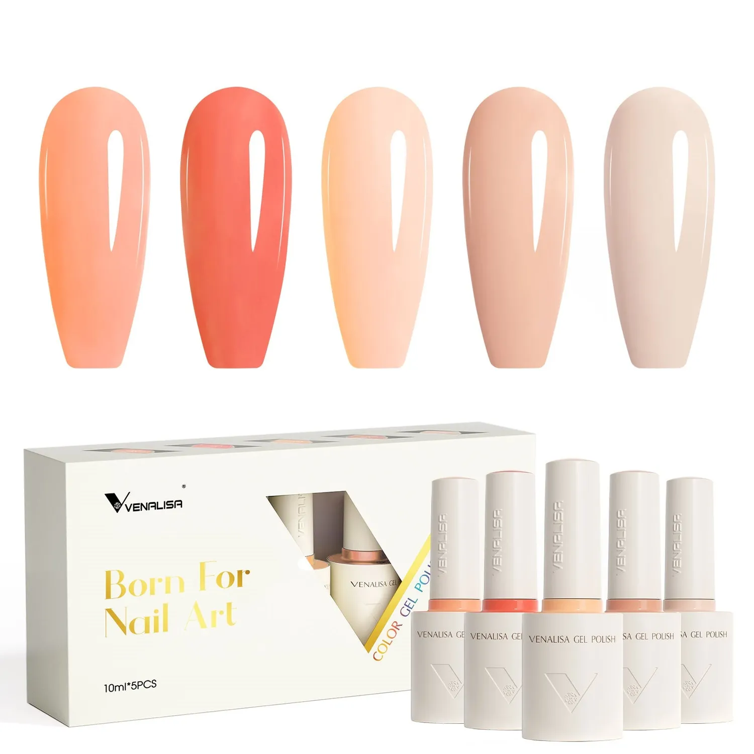 Venalisa Neutral Poetry V2505 smalto gel 5x10ml nude senza TPO