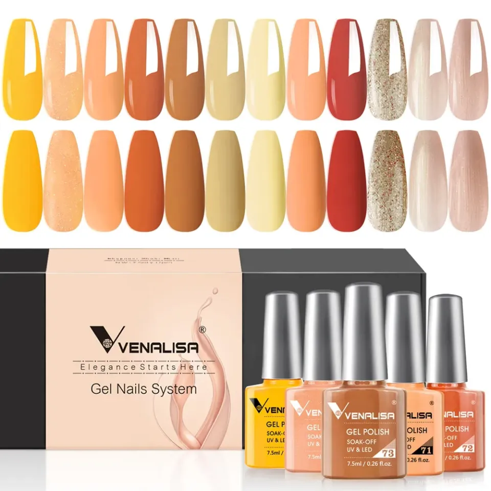 Venalisa Sunshine Kiss set smalti semipermanenti 12 colori 7,5ml